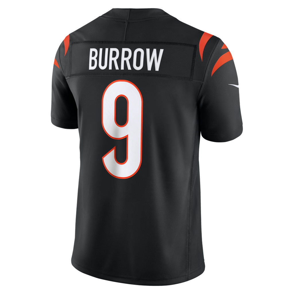 Cincinnati Bengals Joe Burrow Nike Black Team Vapor FUSE Stitched Limited Jersey