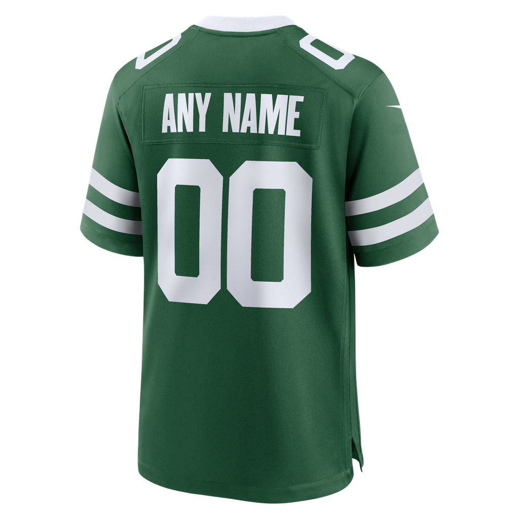 New York Jets Nike Legacy White Custom Jersey