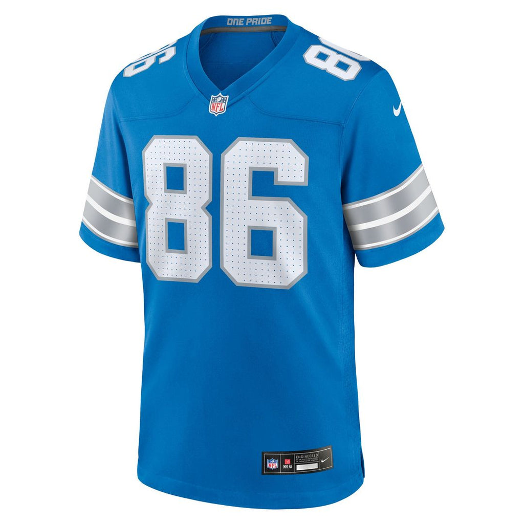 Detroit Lions Anthony Firkser Nike Blue Game Jersey