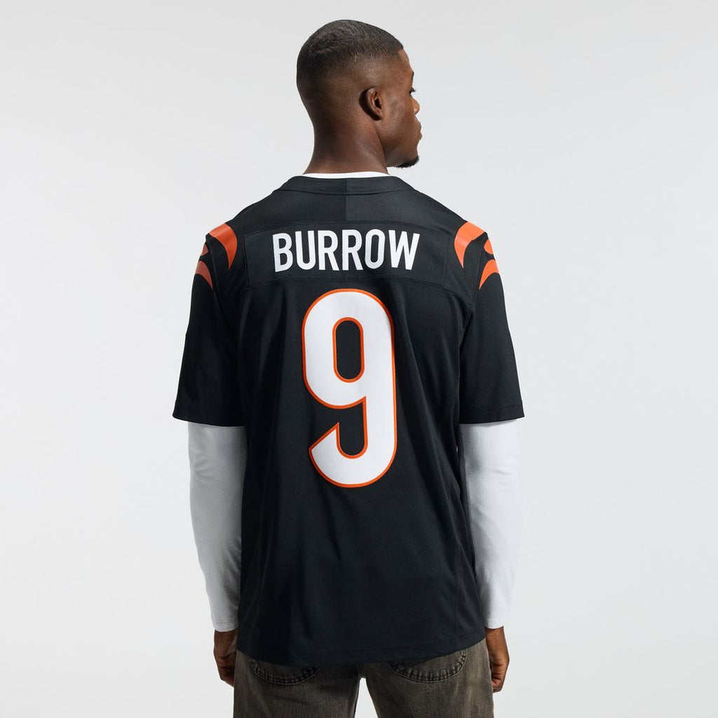 Cincinnati Bengals Joe Burrow Nike Black Team Vapor FUSE Stitched Limited Jersey