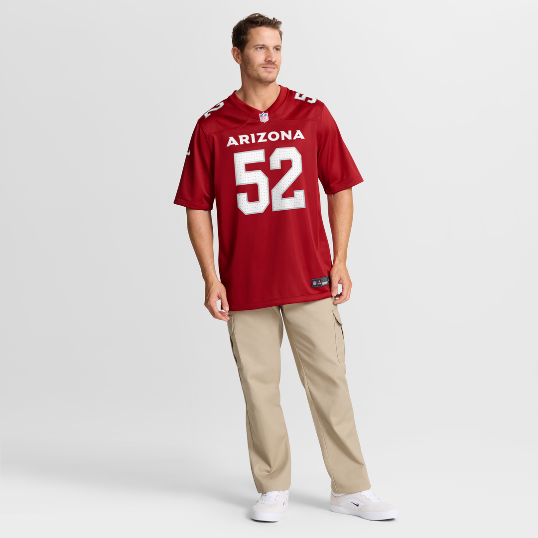 Arizona Cardinals Jordan Burch Nike Cardinal Game Jersey