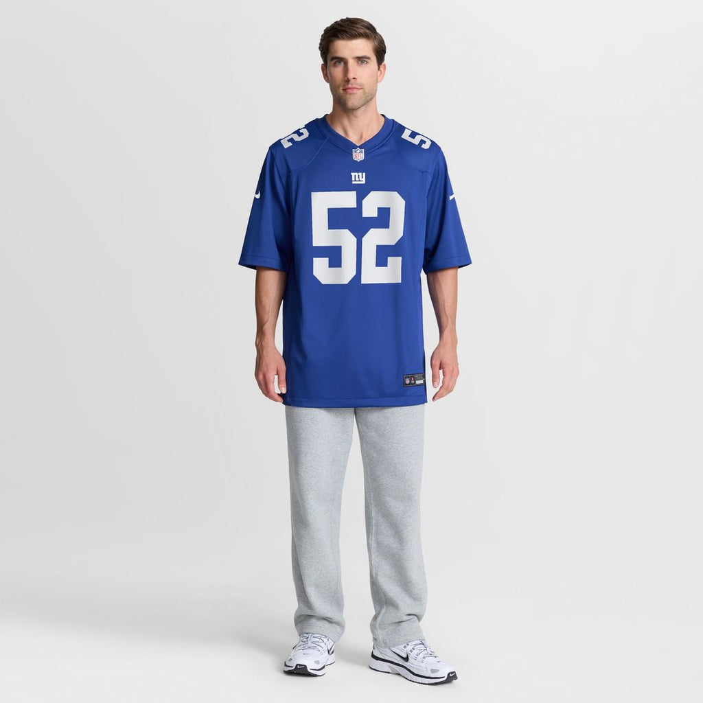 New York Giants Arvell Reese Nike Royal Game Jersey