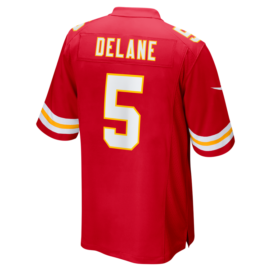 Kansas City Chiefs Mansoor Delane Nike Red Game Jersey