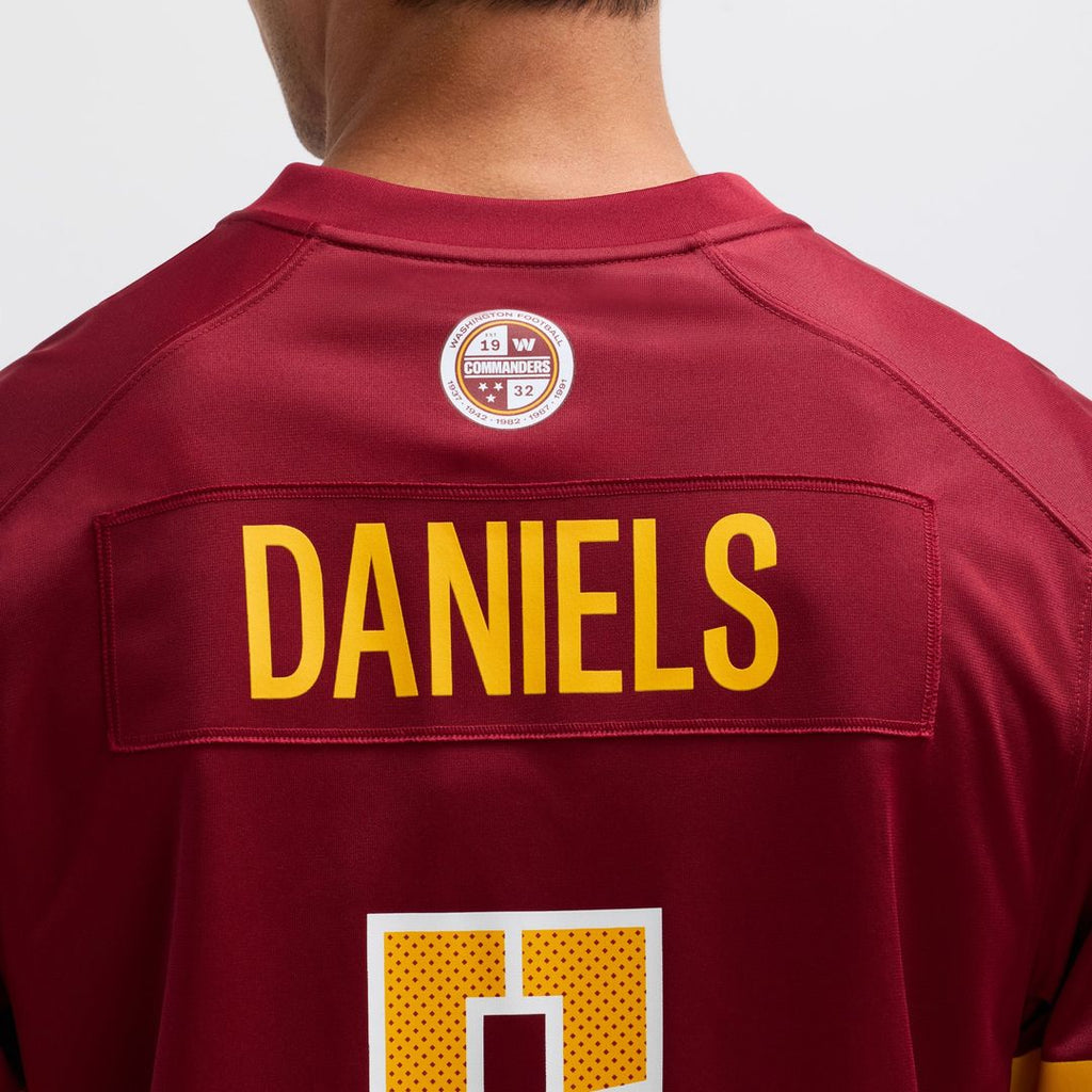 Washington Commanders Jayden Daniels Nike White Game Jersey