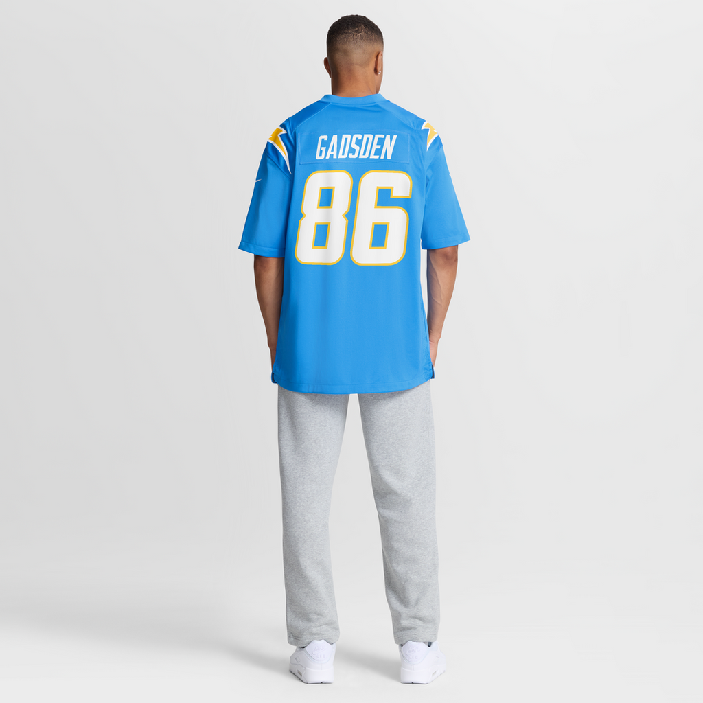 Los Angeles Chargers Oronde Gadsden Nike Powder Blue Game Jersey