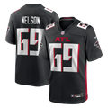 Atlanta Falcons Jack Nelson Nike Black Game Jersey