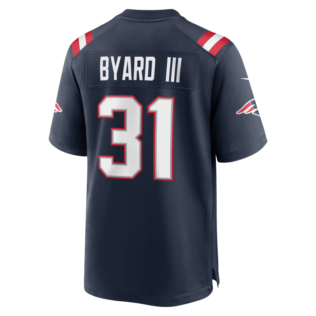 New England Patriots Kevin Byard III Nike Navy Game Jersey