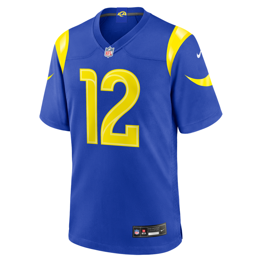 Los Angeles Rams Puka Nacua Nike White White Game Jersey