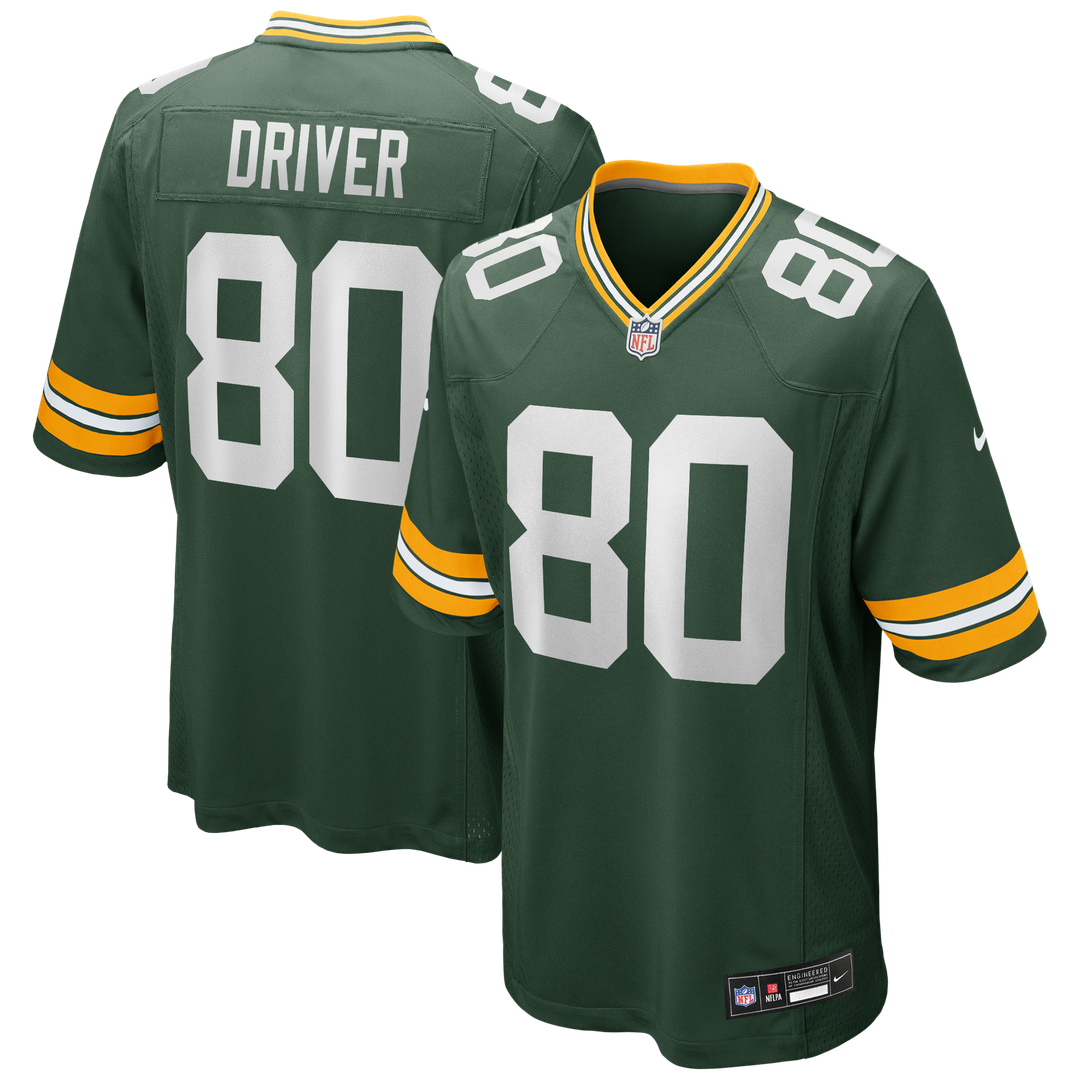 Green Bay Packers Donald Driver Nike Green Retired Player Game Jersey