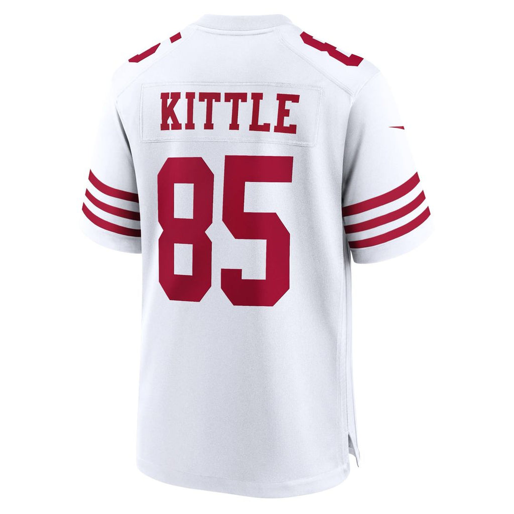 San Francisco 49ers George Kittle Nike White Game Jersey