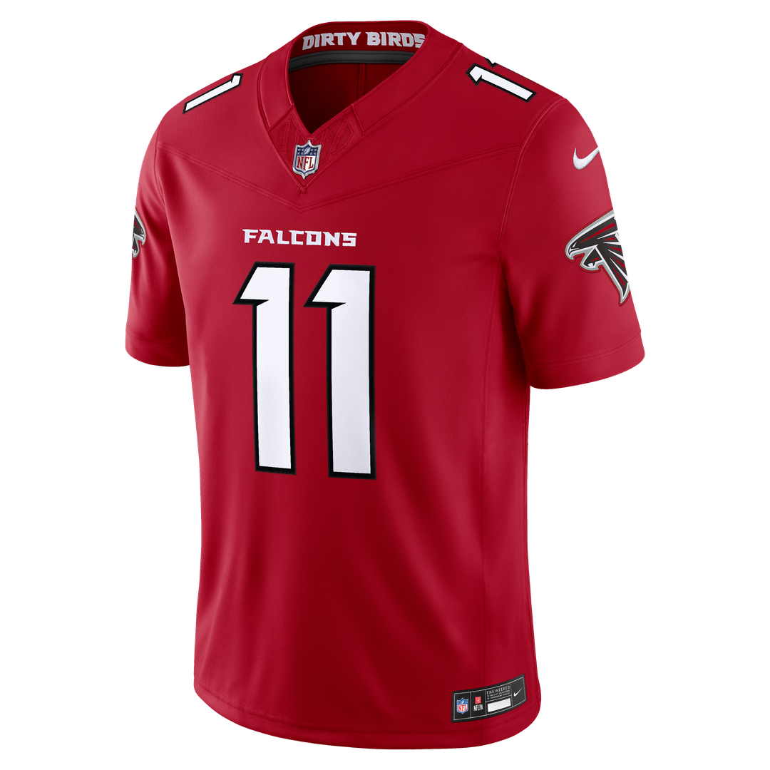 Atlanta Falcons Jalon Walker Nike White Vapor FUSE Stitched Limited Jersey