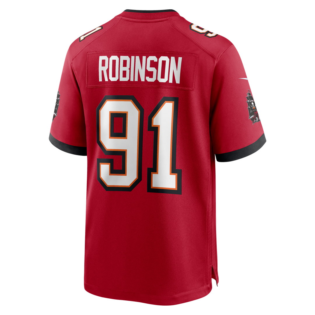Tampa Bay Buccaneers A'Shawn Robinson Nike Red Game Jersey