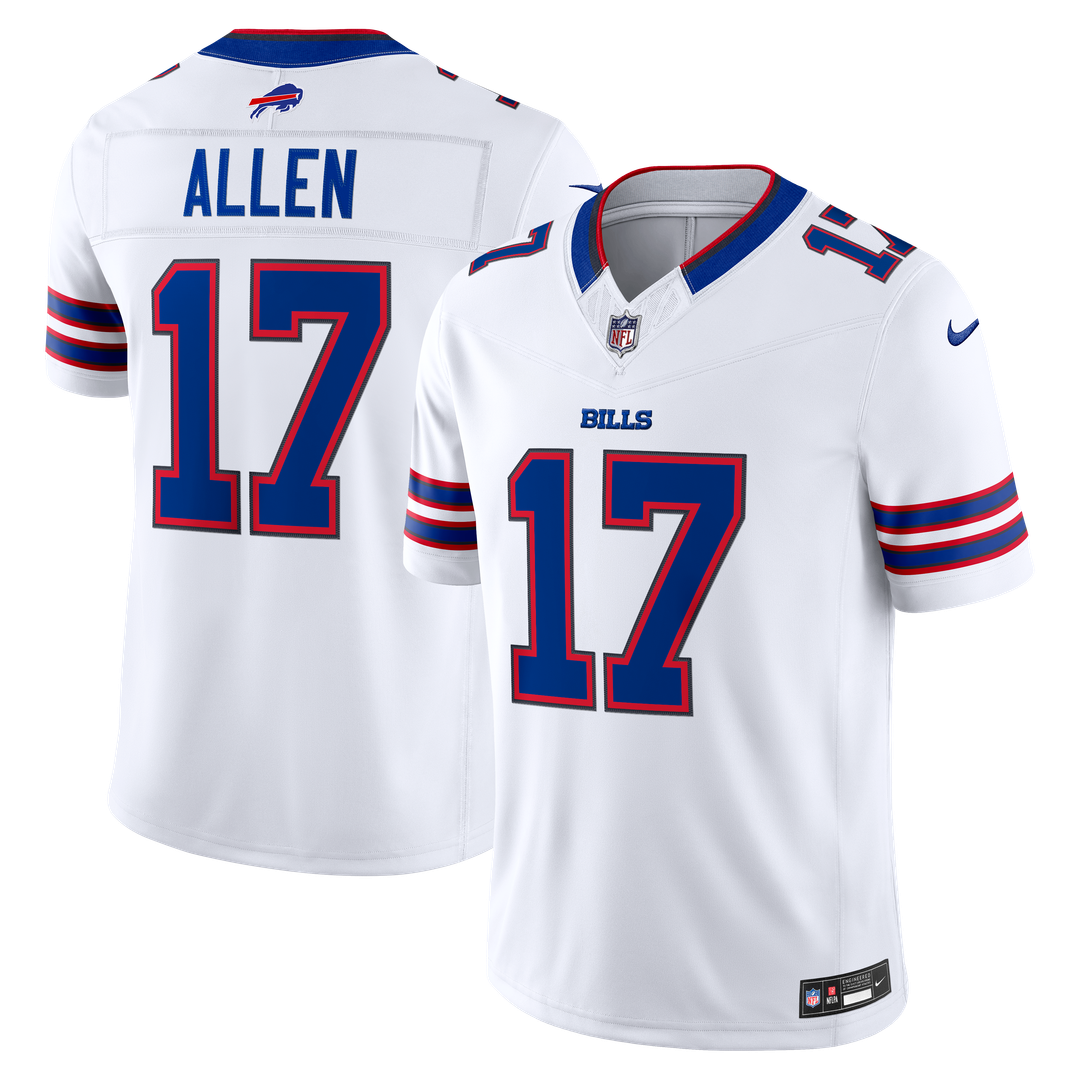 Buffalo Bills Josh Allen Nike Gray Nickel City Vapor FUSE Stitched Limited Jersey