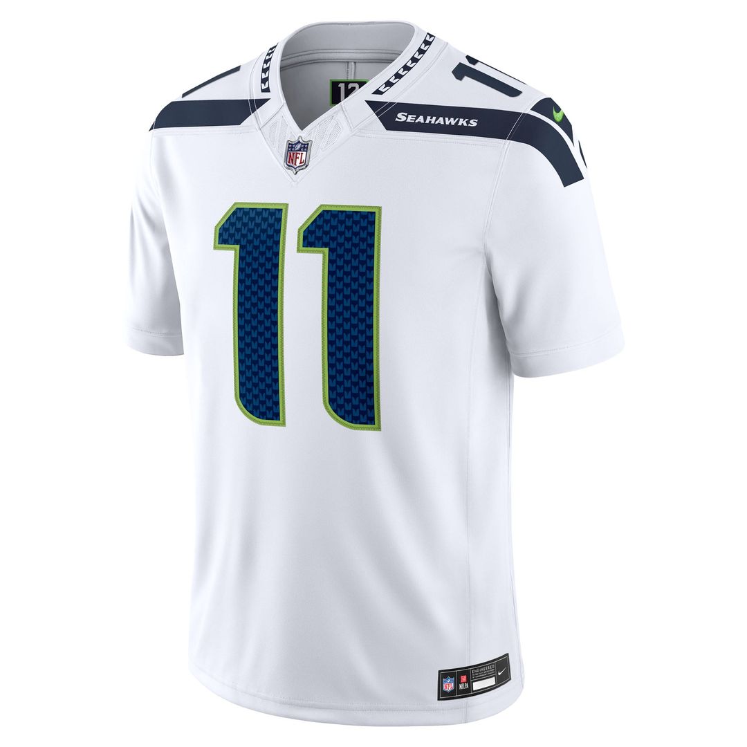 Seattle Seahawks Jaxon Smith - Njigba Nike White Vapor FUSE Stitched Limited Jersey