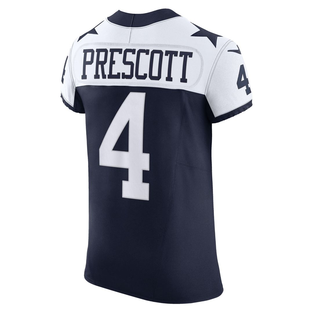 Dallas Cowboys Dak Prescott Nike Navy Alternate Vapor FUSE Elite Jersey