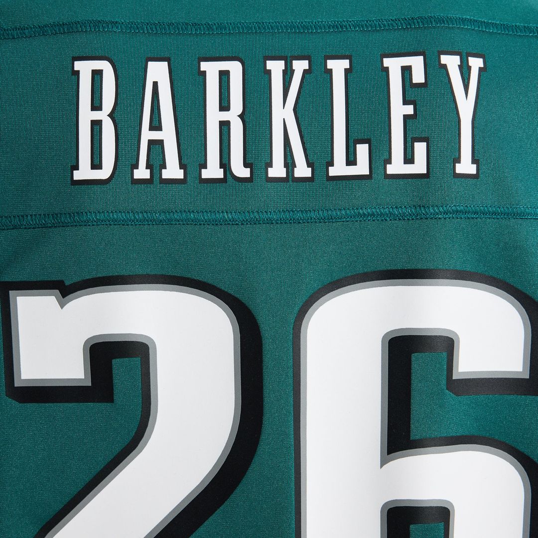 Philadelphia Eagles Saquon Barkley Nike Midnight Green Game Jersey