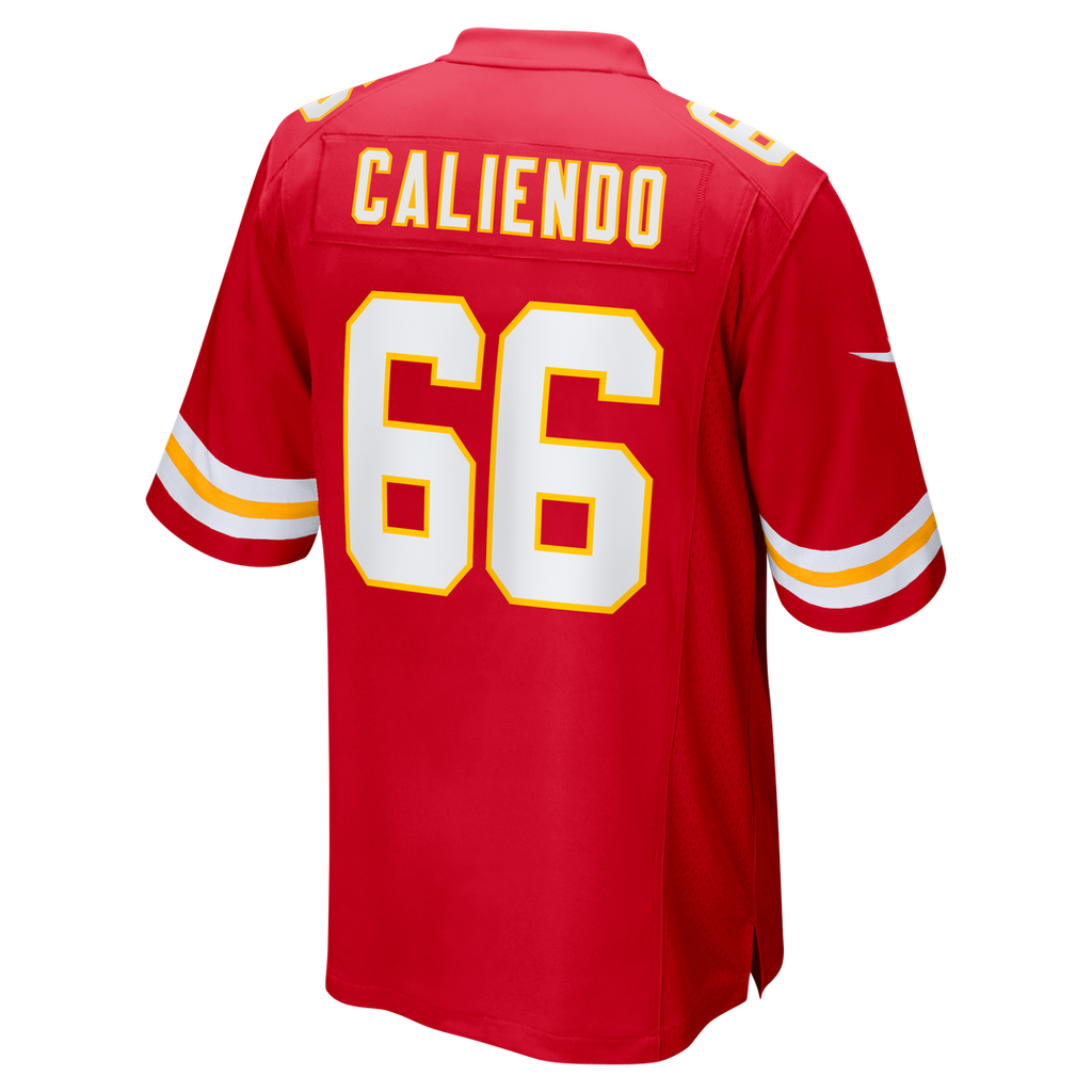 Kansas City Chiefs Mike Caliendo Nike Red Game Jersey