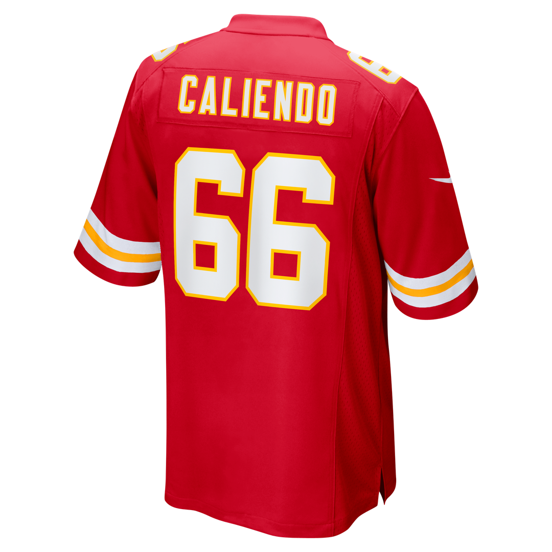 Kansas City Chiefs Mike Caliendo Nike Red Game Jersey