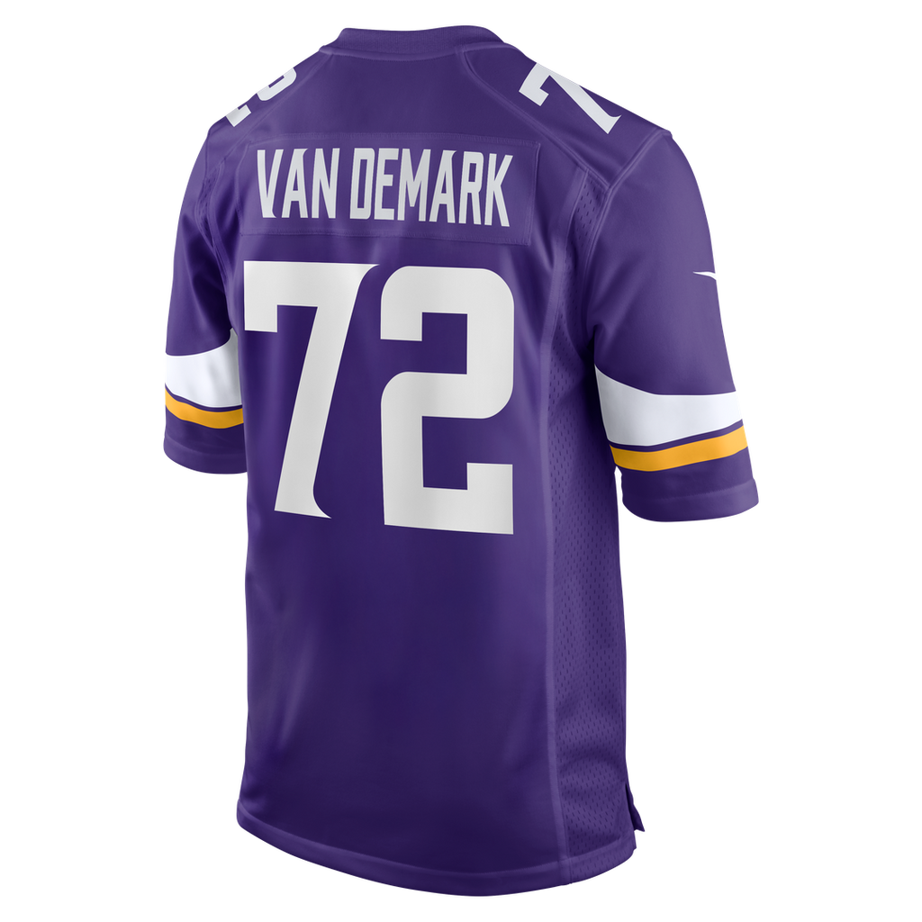 Minnesota Vikings Ryan Van Demark Nike Purple Game Jersey