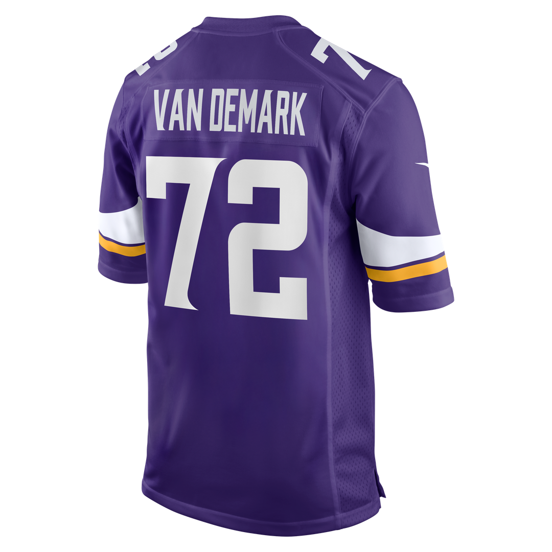 Minnesota Vikings Ryan Van Demark Nike Purple Game Jersey