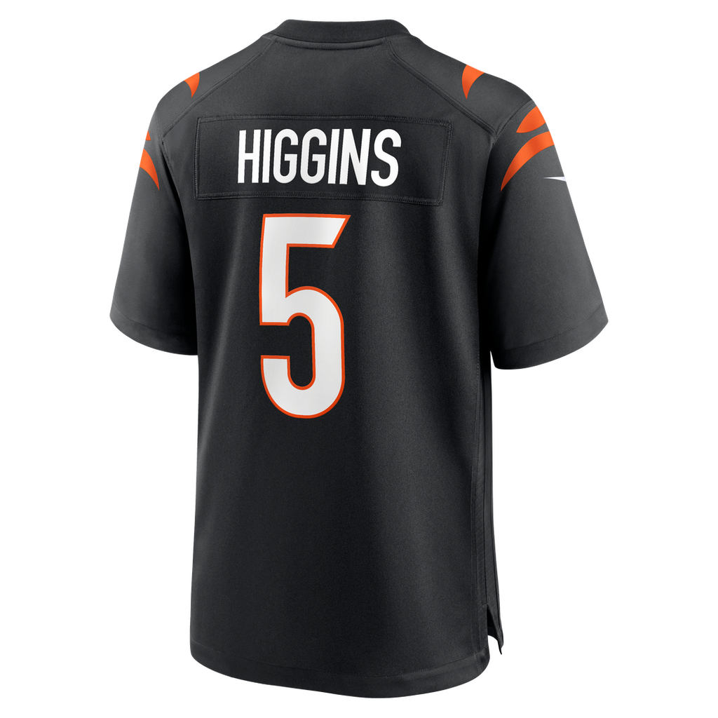 Cincinnati Bengals Tee Higgins Nike Black Game Jersey