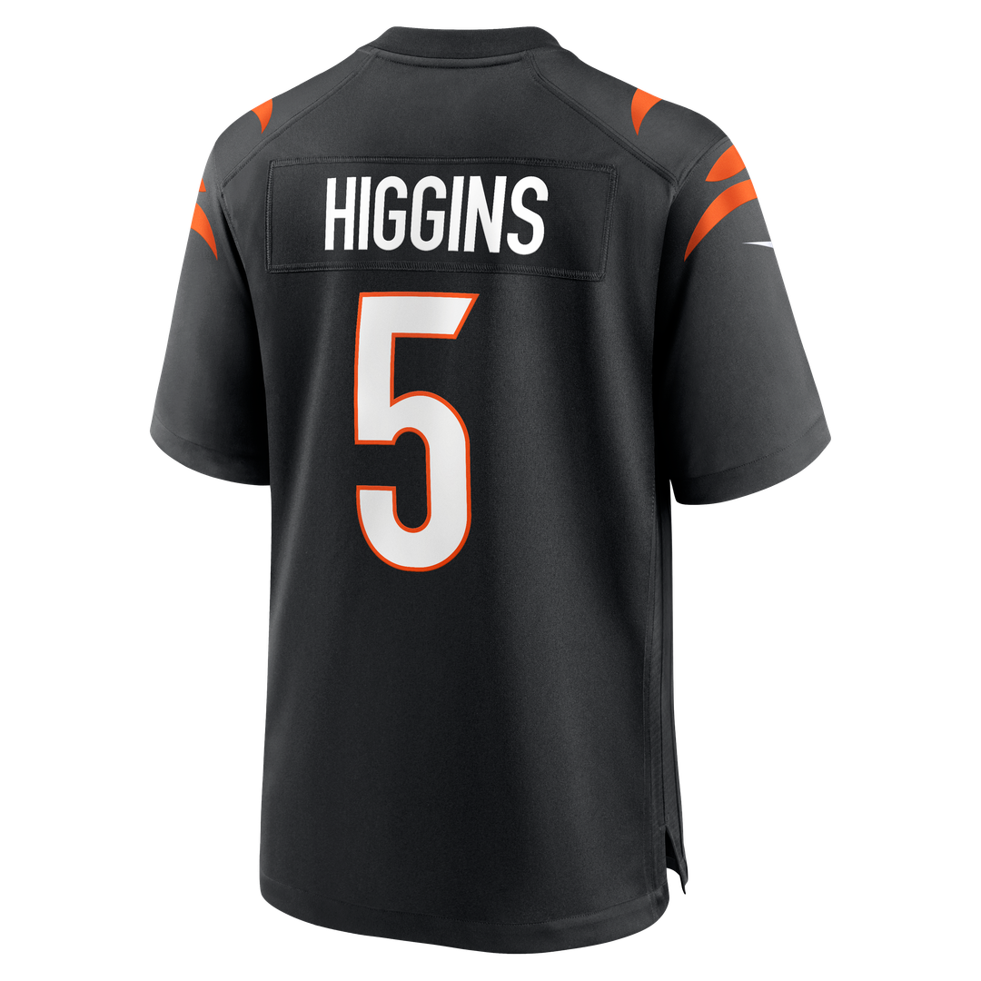 Cincinnati Bengals Tee Higgins Nike Black Game Jersey