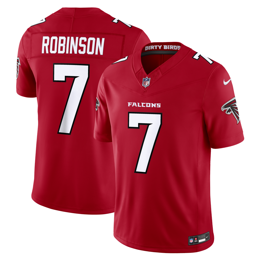 Atlanta Falcons Bijan Robinson Nike Black Alternate Throwback Vapor FUSE Stitched Limited Jersey
