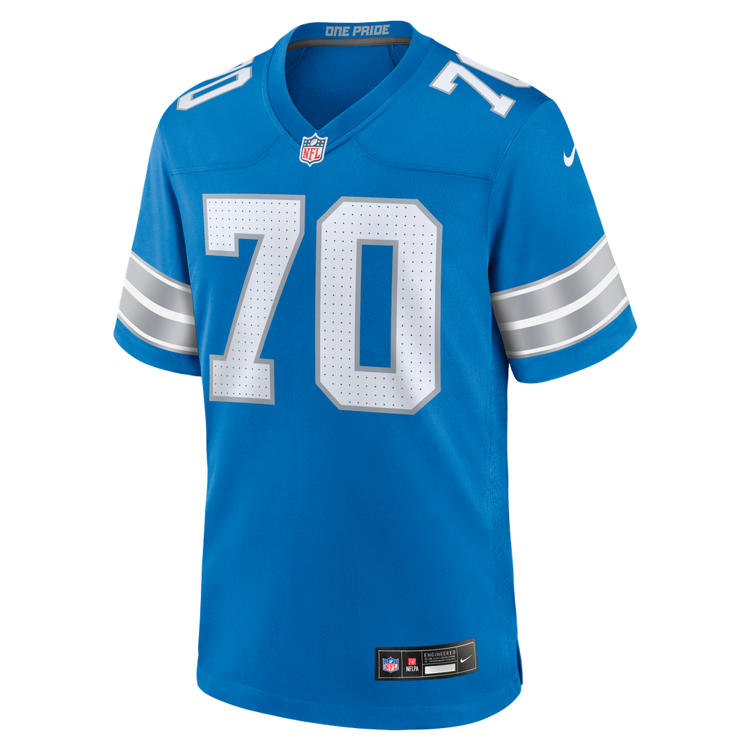 Detroit Lions Juice Scruggs Nike Blue Game Jersey