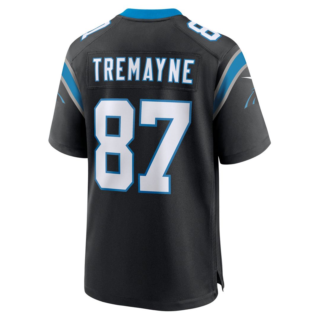 Carolina Panthers Brycen Tremayne Nike Black Game Jersey