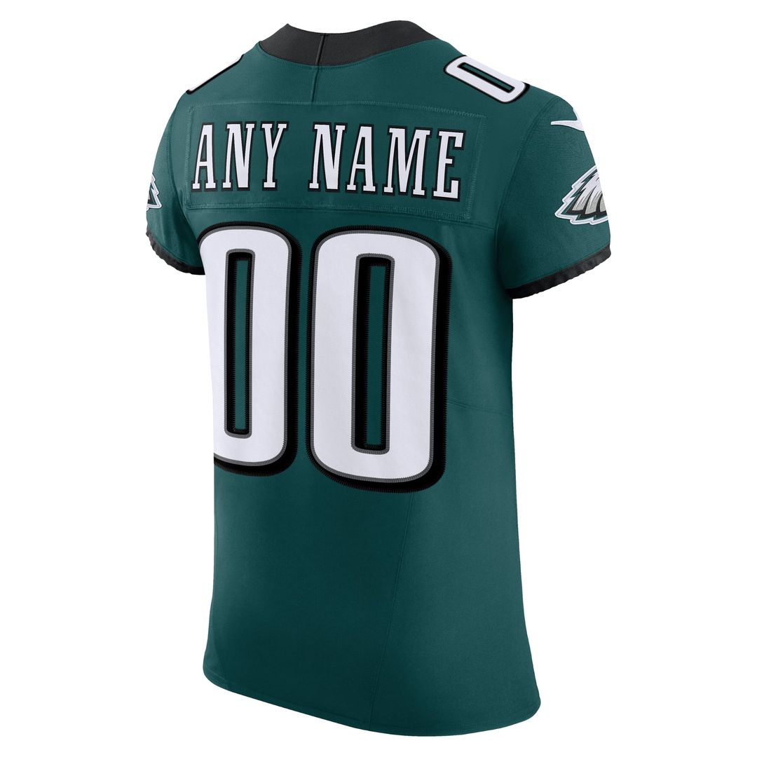 Philadelphia Eagles Nike Black Alternate Vapor FUSE Elite Custom Jersey