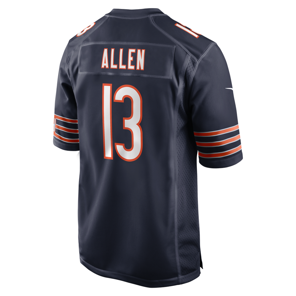 Chicago Bears Keenan Allen Nike Navy Game Jersey