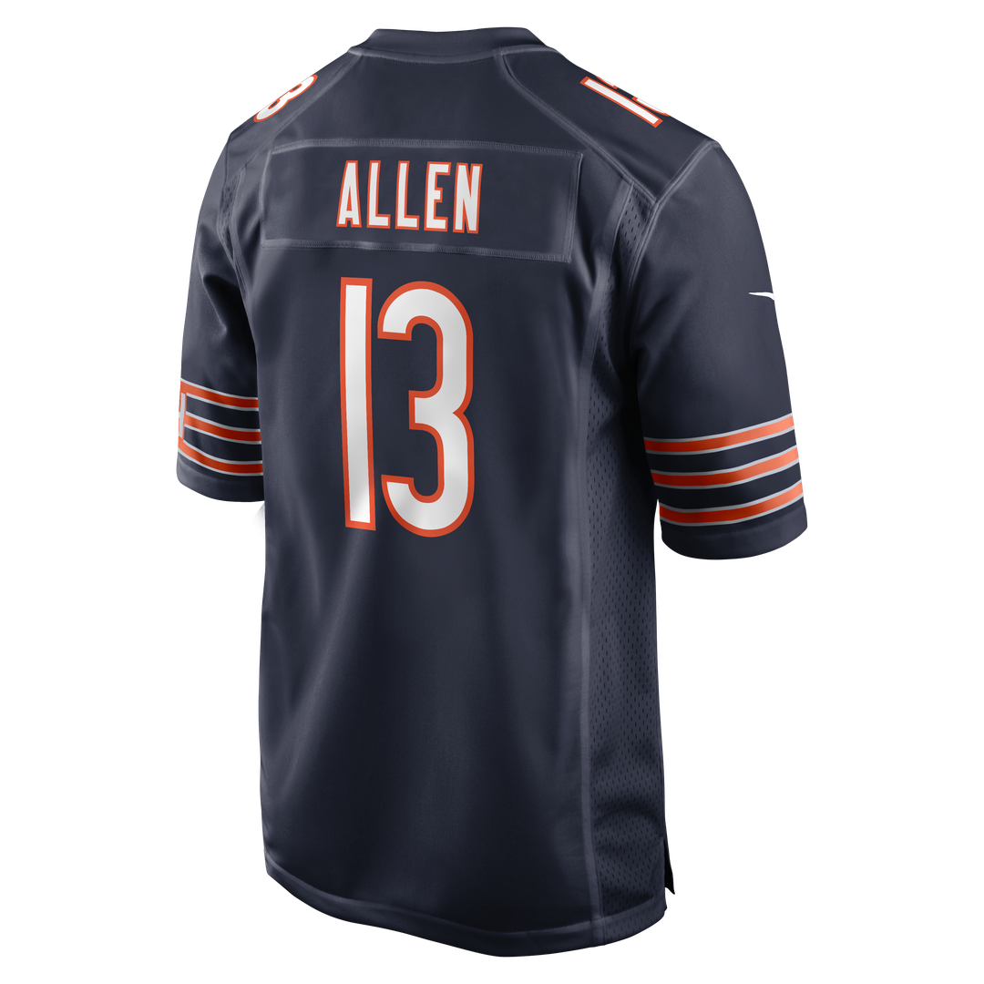 Chicago Bears Keenan Allen Nike Navy Game Jersey