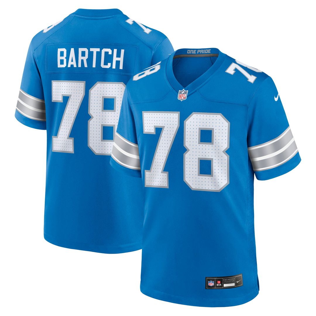 Detroit Lions Ben Bartch Nike Blue Game Jersey