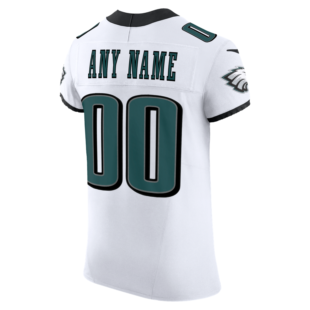Philadelphia Eagles Nike White Vapor FUSE Elite Custom Jersey