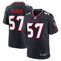 Houston Texans Blake Fisher Nike Navy Game Jersey