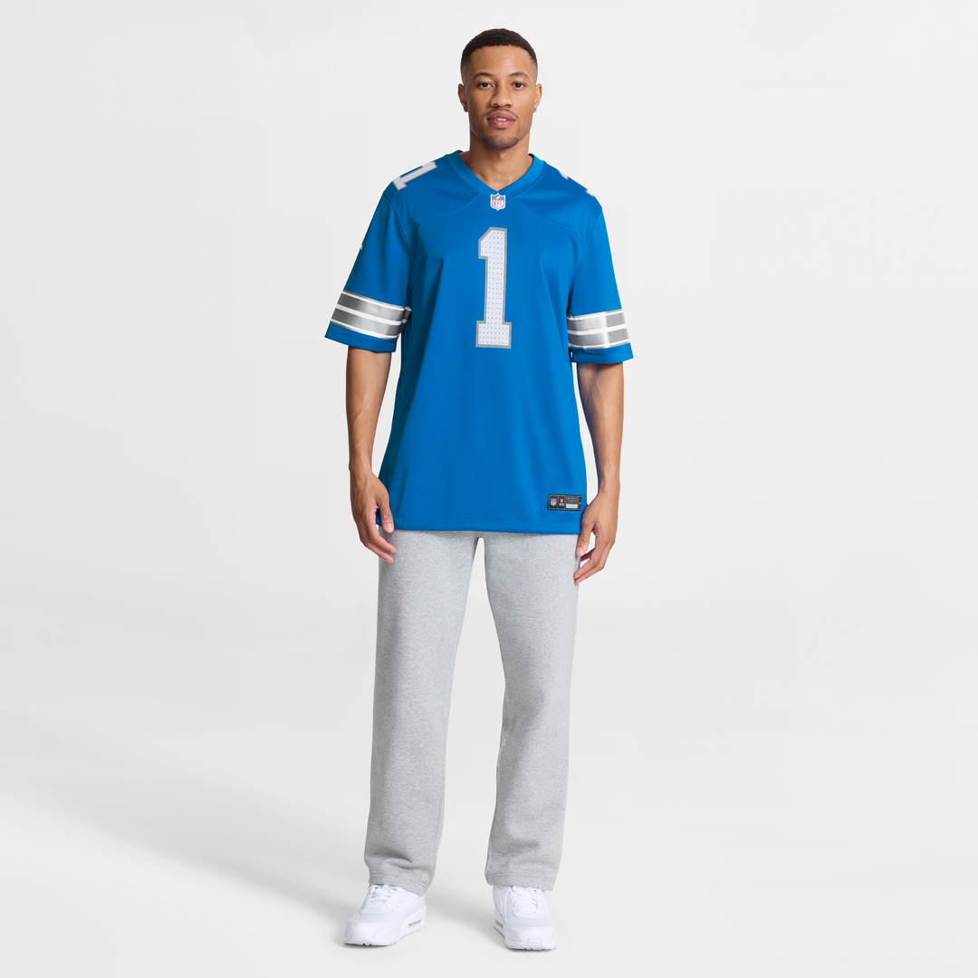Detroit Lions Blake Miller Nike Blue Game Jersey