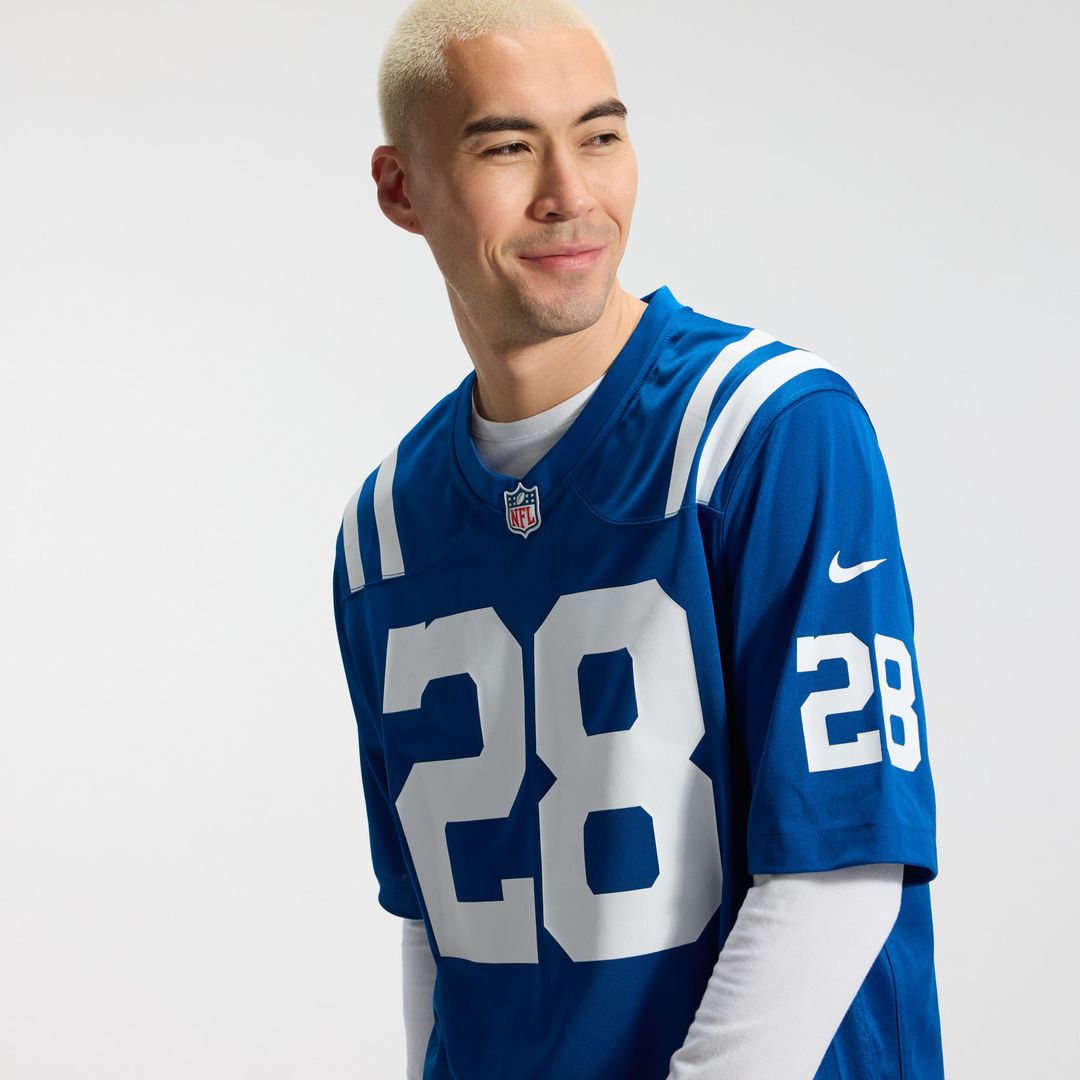 Indianapolis Colts Jonathan Taylor Nike Royal Game Jersey