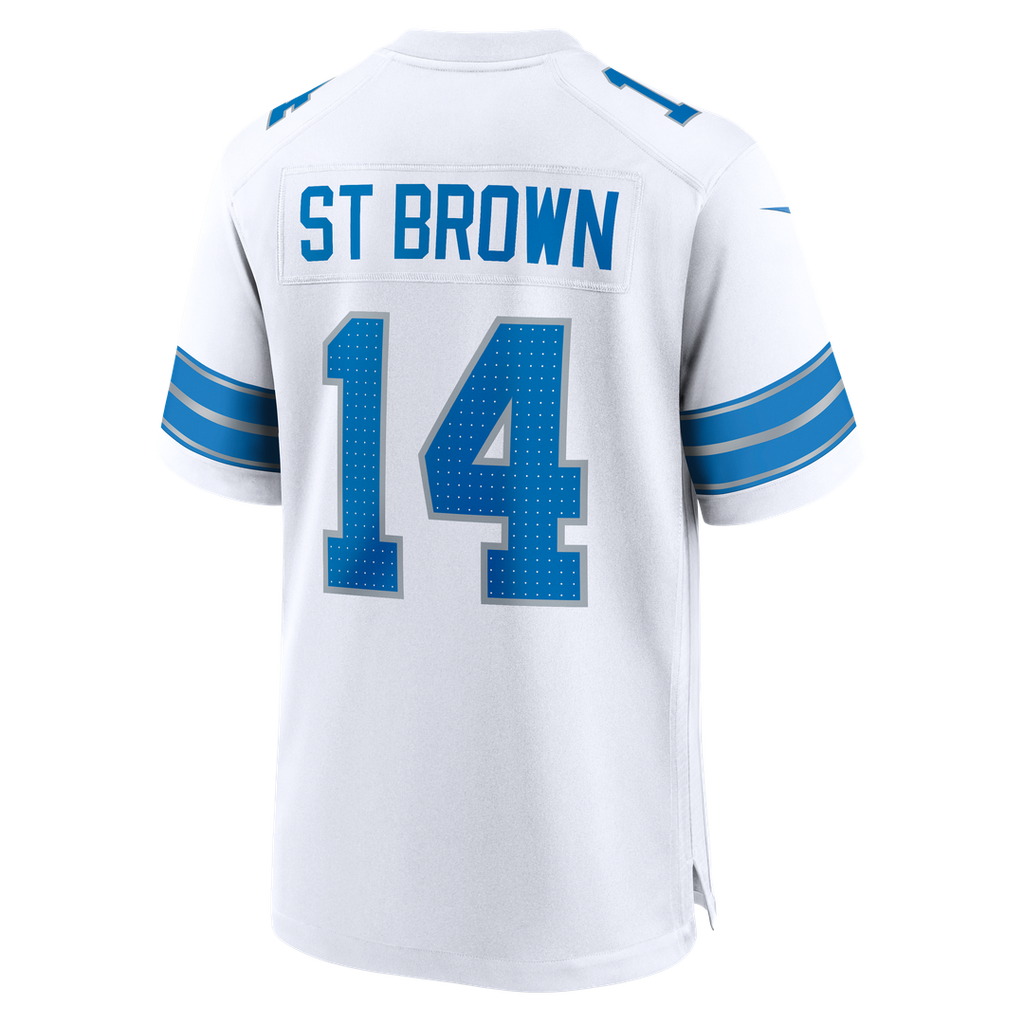 Detroit Lions Amon - Ra St. Brown Nike Blue Game Jersey