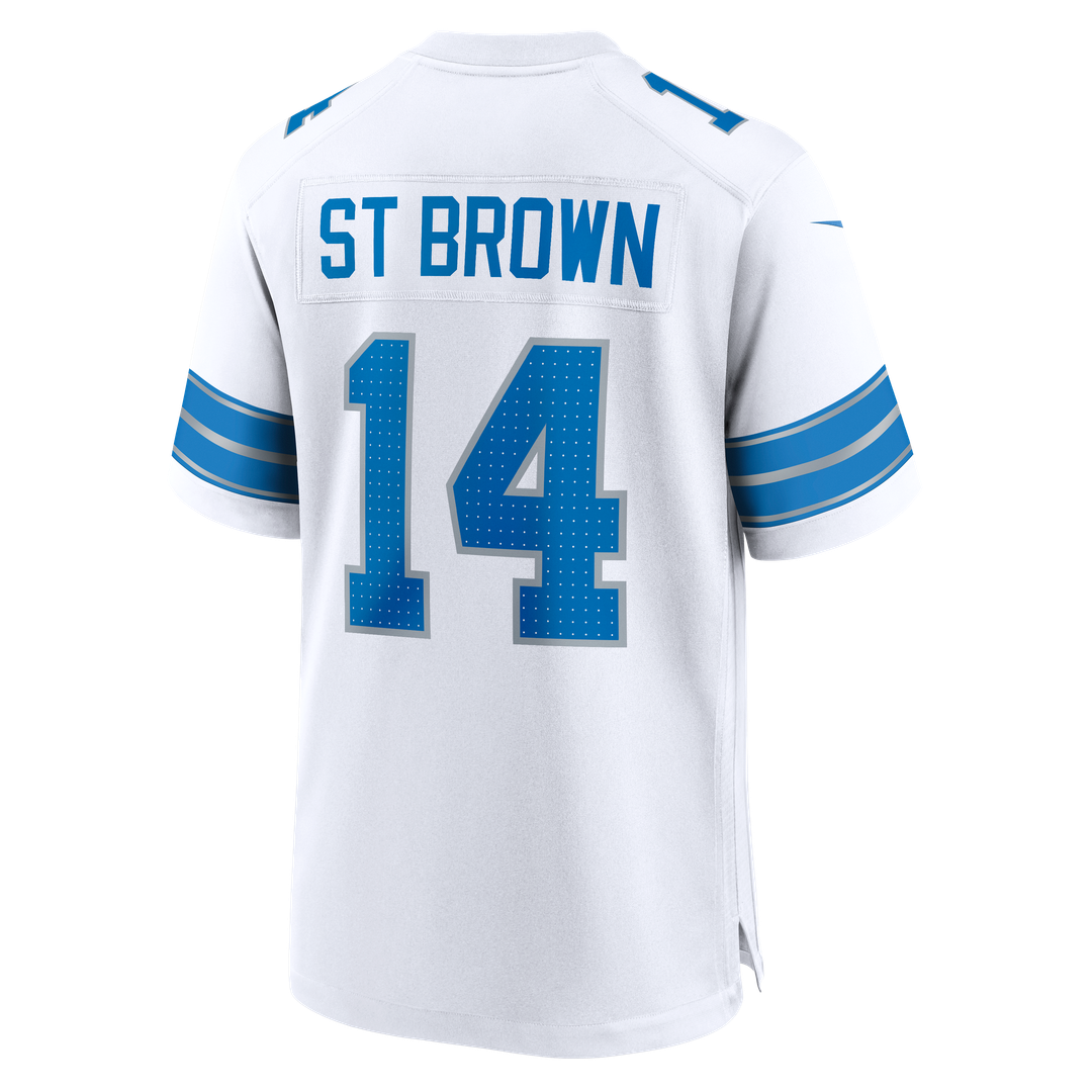 Detroit Lions Amon - Ra St. Brown Nike Blue Game Jersey