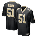New Orleans Saints Jonathan Vilma Nike Black Retired Player Game Jersey