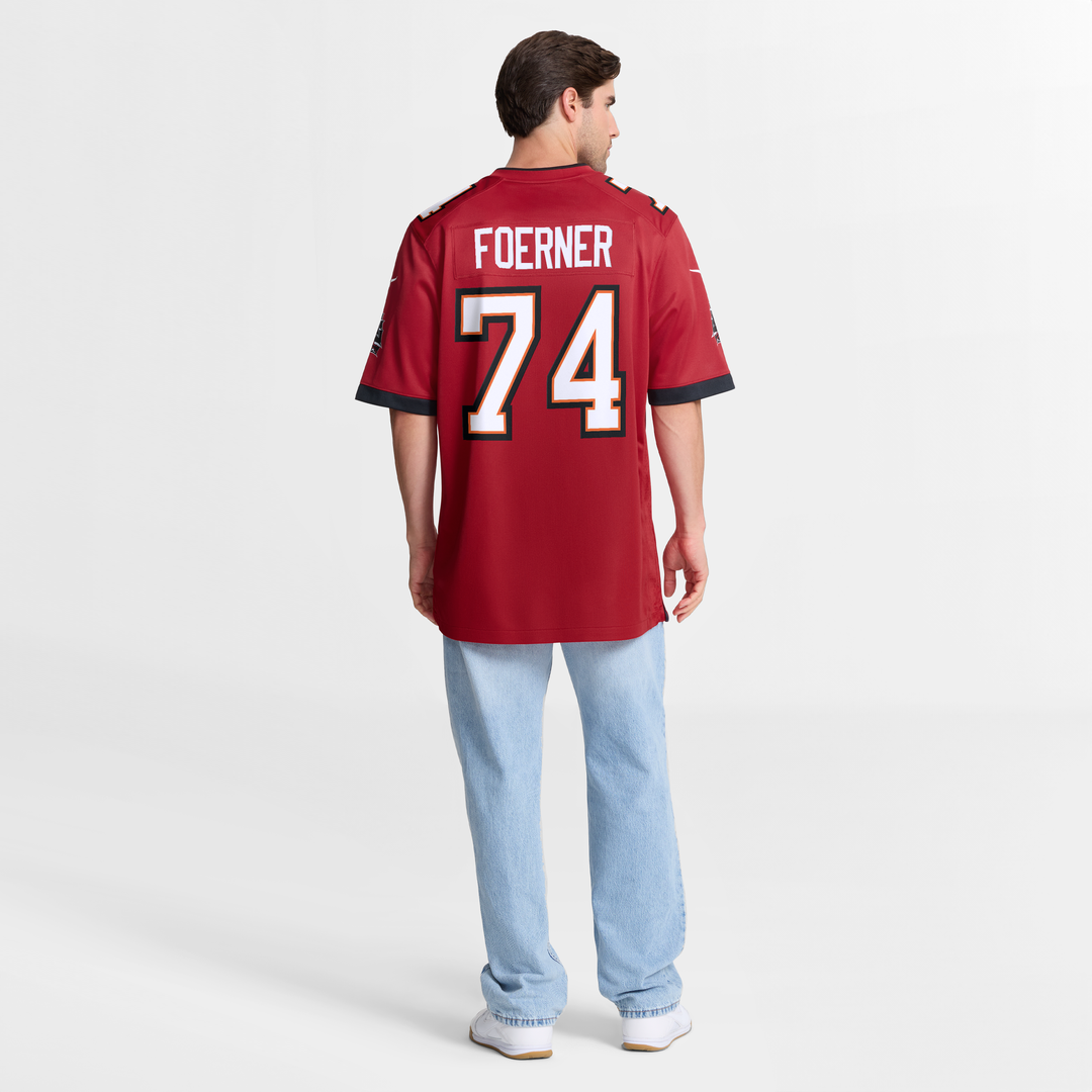 Tampa Bay Buccaneers Marshall Foerner Nike Red Game Jersey