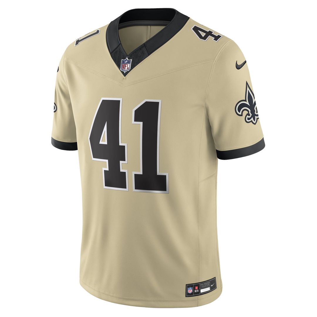 New Orleans Saints Alvin Kamara Nike Black Vapor FUSE Limited Jersey