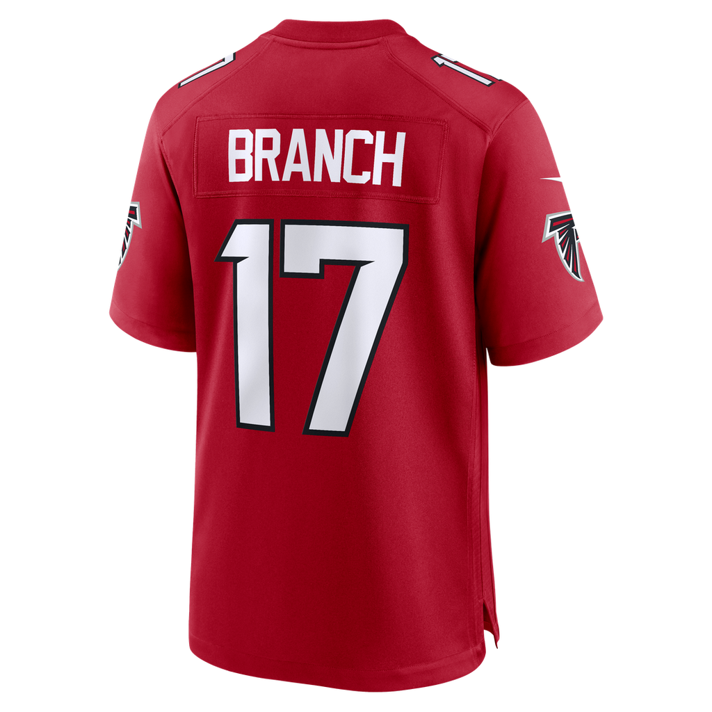 Atlanta Falcons Zachariah Branch Nike Red Game Jersey