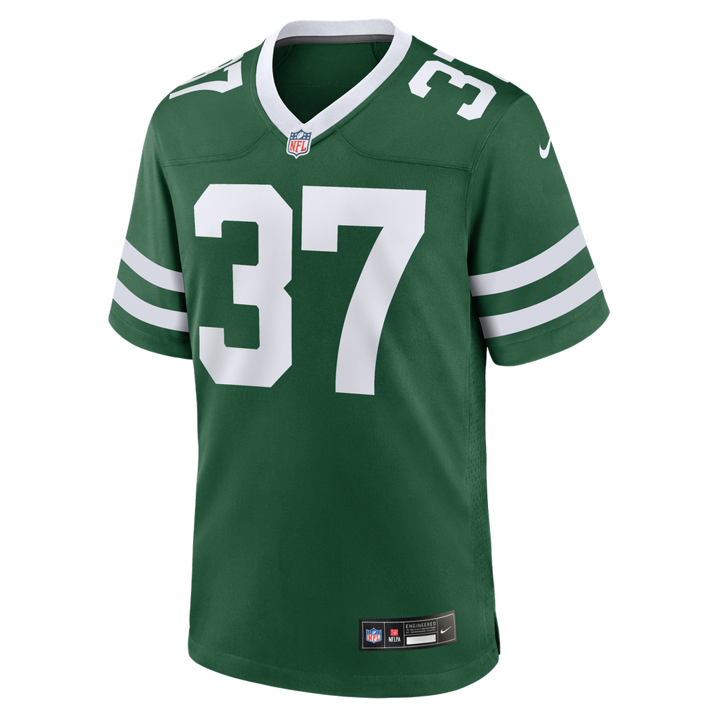 New York Jets Qwan'tez Stiggers Nike Legacy Green Game Jersey