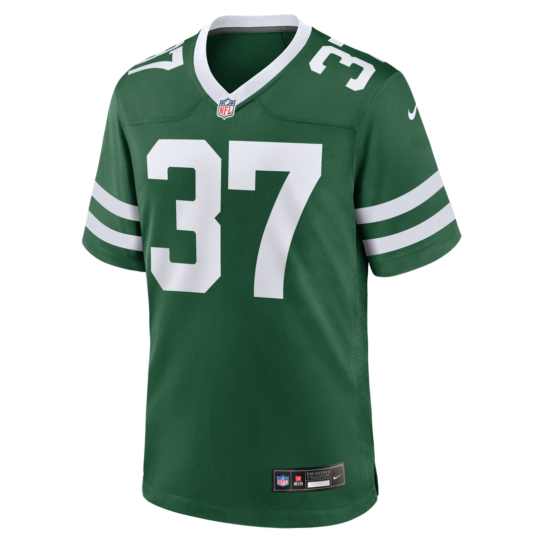 New York Jets Qwan'tez Stiggers Nike Legacy Green Game Jersey