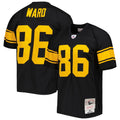 Pittsburgh Steelers Hines Ward Mitchell & Ness Black Legacy Replica Jersey