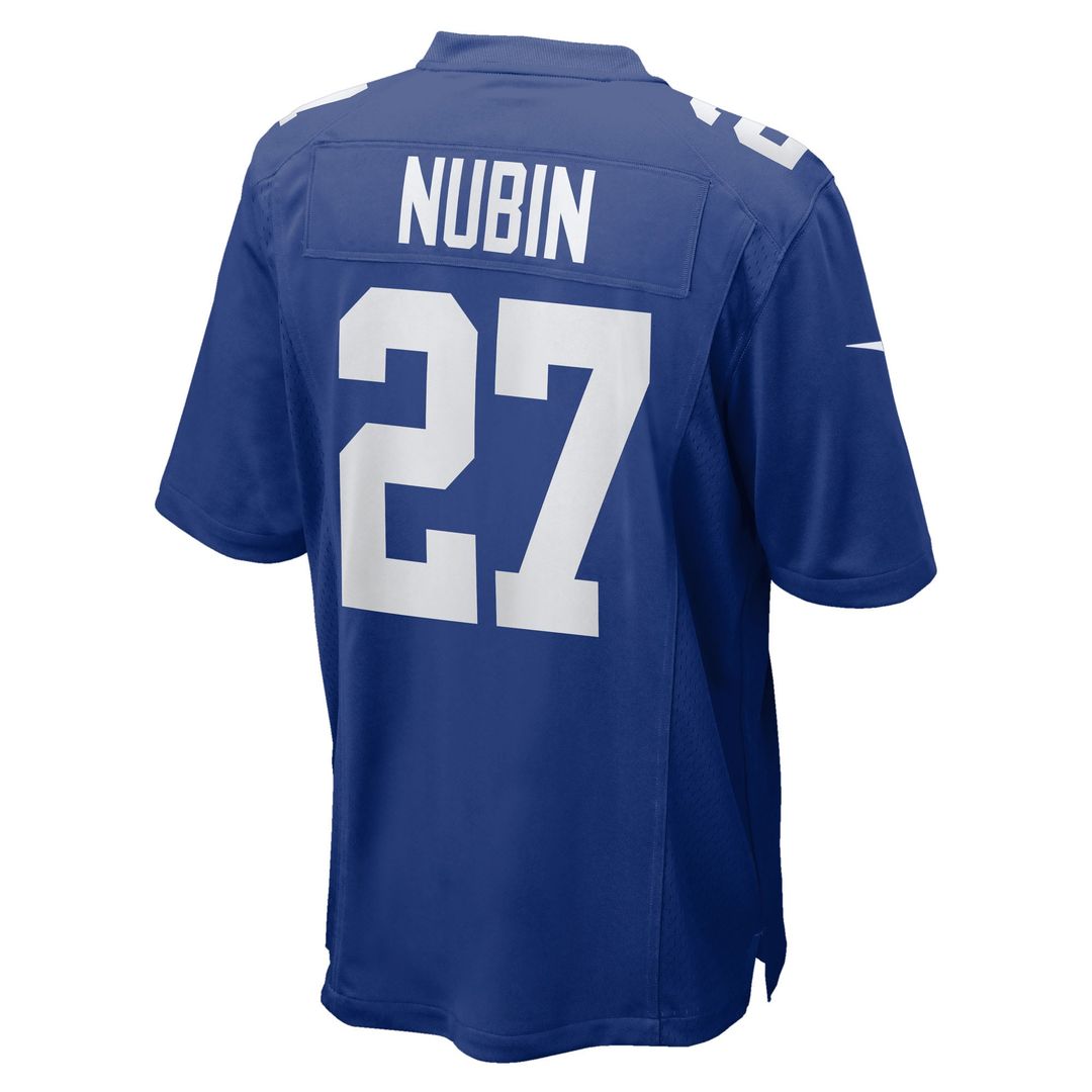 New York Giants Tyler Nubin Nike Royal Game Jersey