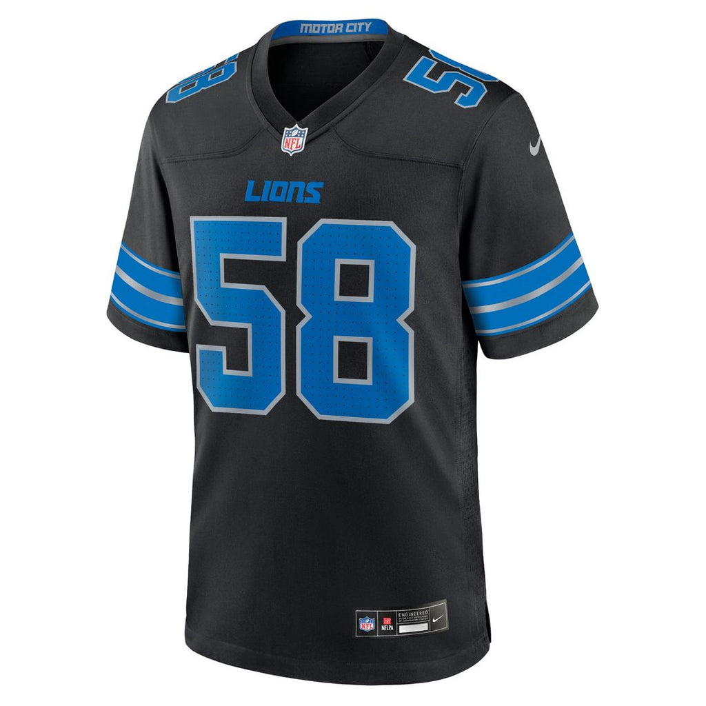 Detroit Lions Penei Sewell Nike Blue Game Jersey