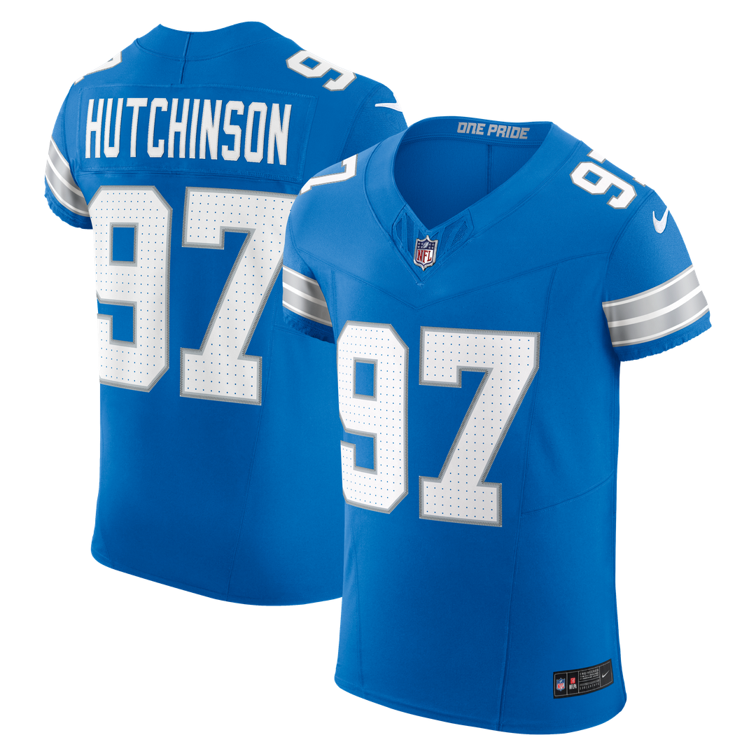 Detroit Lions Aidan Hutchinson Nike Black Alternate Vapor FUSE Elite Jersey