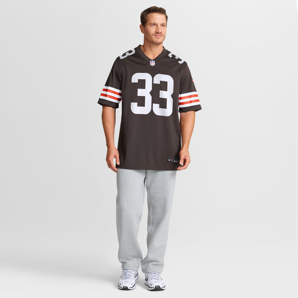Cleveland Browns Ronnie Hickman Nike Brown Game Jersey